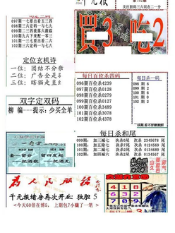 26102期: 福彩3D全套图版参考