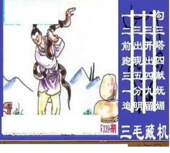 25339期: 三毛3D精品图谜