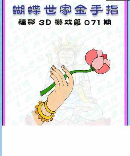 24071期: 3D蝴蝶世家蝴蝶彩图