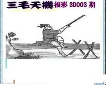 26003期: 三毛3D精品图谜