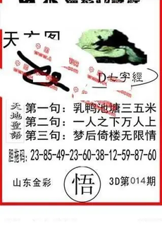 26014期: 福彩3D丹东全图分析