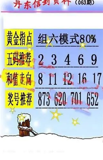 26063期: 福彩3D丹东全图分析