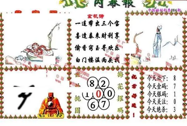 25084期: 福彩3D丹东全图分析