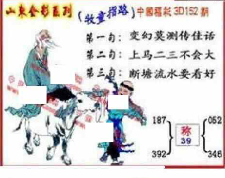 24152期: 福彩3D丹东全图分析