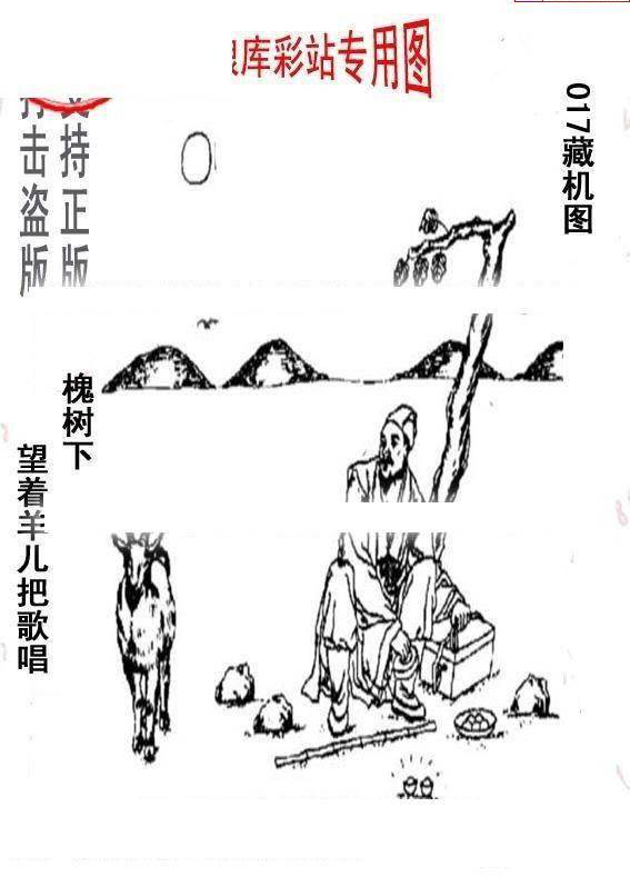 25017期: 老村长福彩3D天天图谜
