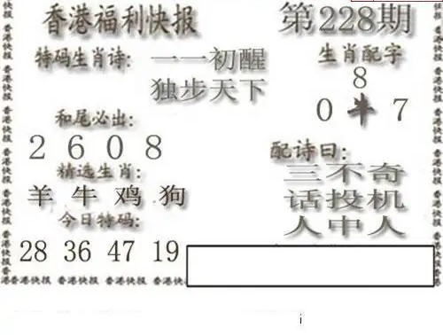 25228期: 白老3D杀码图版