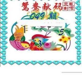 26049期: 三毛3D精品图谜