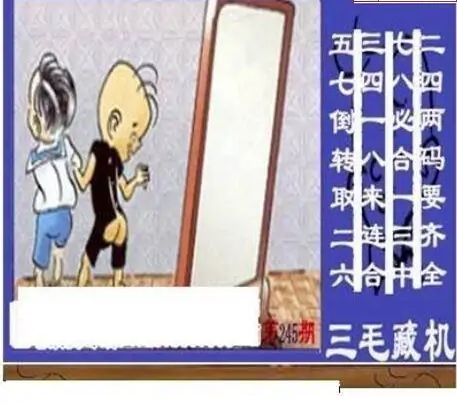 25245期: 三毛3D精品图谜