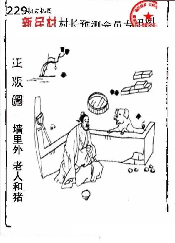 25229期: 老村长福彩3D天天图谜