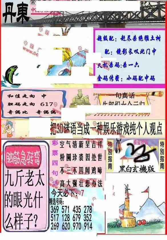24205期: 福彩3D丹东全图分析