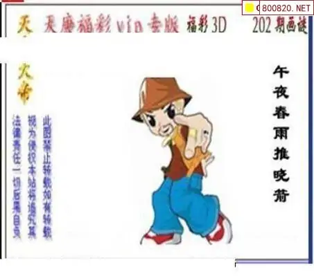 25202期: 三毛3D精品图谜