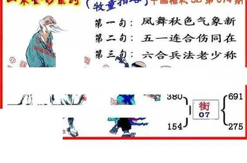 26074期: 福彩3D丹东全图分析