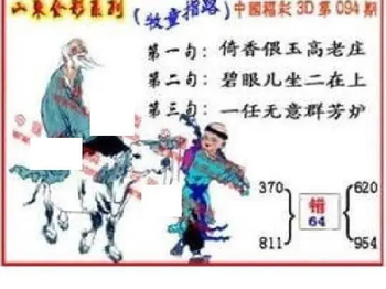 26094期: 福彩3D丹东全图分析