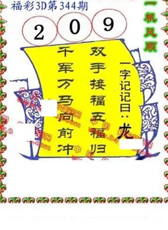 25344期: 福彩3D丹东全图分析