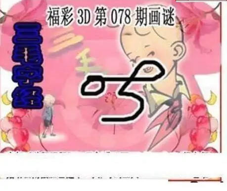 25078期: 三毛3D精品图谜