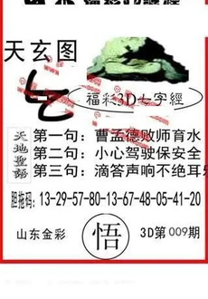 26009期: 福彩3D丹东全图分析