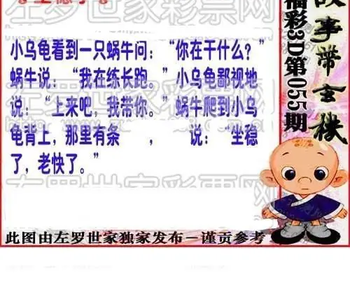 福彩3D 26055期佐罗图一掌经预测图