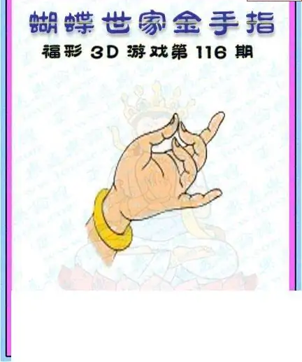 25116期: 3D蝴蝶世家蝴蝶彩图