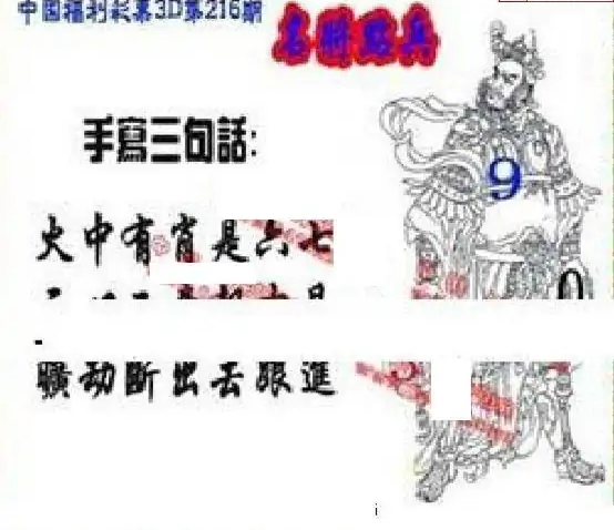 25216期: 福彩3D丹东全图分析