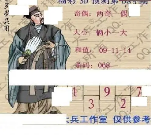 25088期: 大兵福彩3D黄金报图版