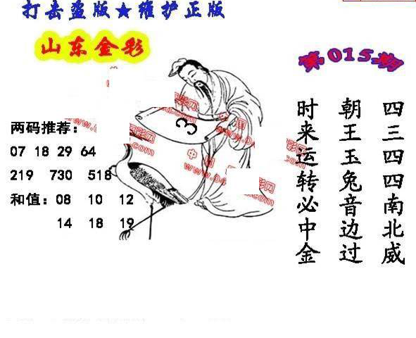 25015期: 福彩3D丹东全图分析