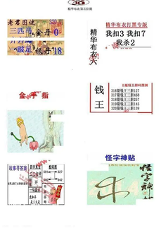 25320期: 福彩3D全套图版参考