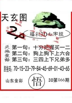 26066期: 福彩3D丹东全图分析