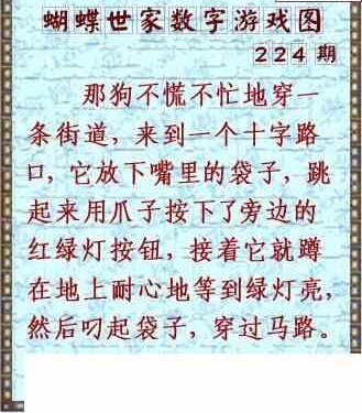 24224期: 3D蝴蝶世家蝴蝶彩图