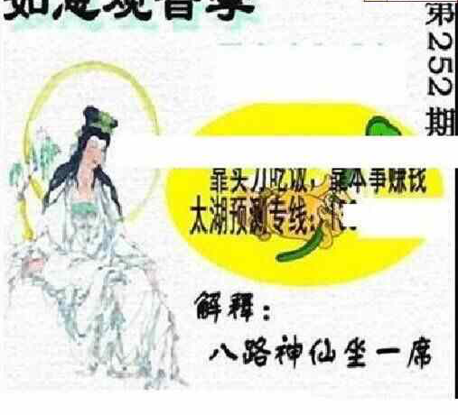 24252期: 太湖图福彩3D精品预测