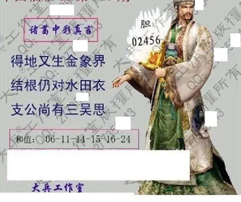 25348期: 大兵福彩3D黄金报图版