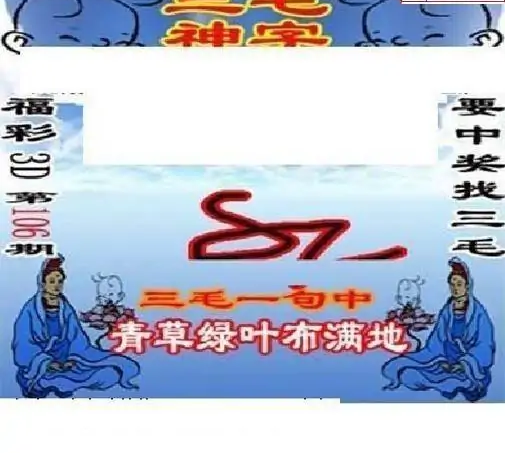 25106期: 三毛3D精品图谜