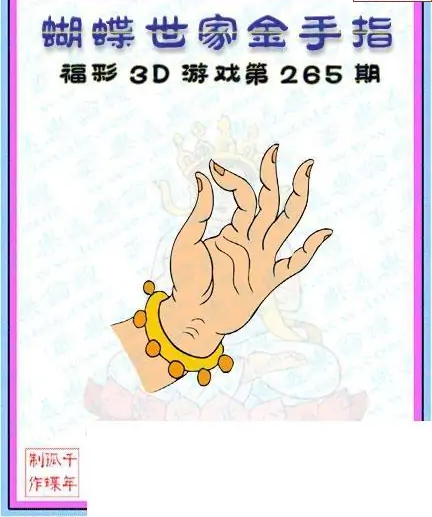 25265期: 3D蝴蝶世家蝴蝶彩图
