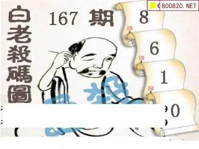 25167期: 白老3D杀码图版