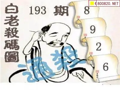 25193期: 白老3D杀码图版
