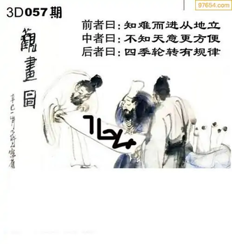 福彩3D26057期天中全套预测分析图