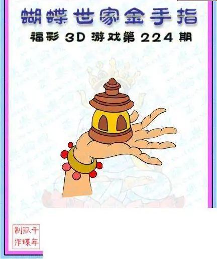25224期: 3D蝴蝶世家蝴蝶彩图