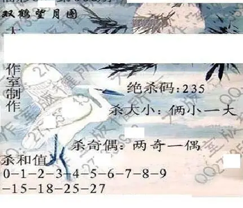 26006期: 大兵福彩3D黄金报图版