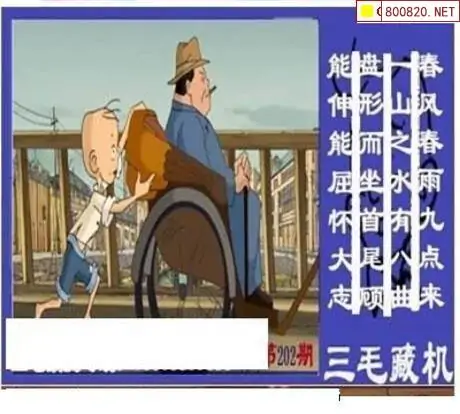 25202期: 三毛3D精品图谜