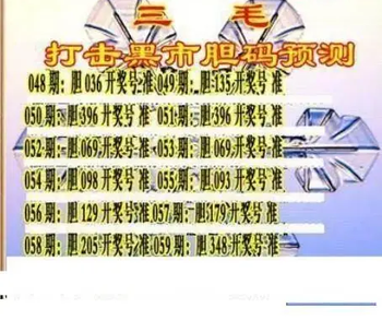 26059期: 三毛3D精品图谜