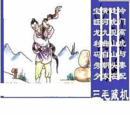 24104期: 三毛3D精品图谜