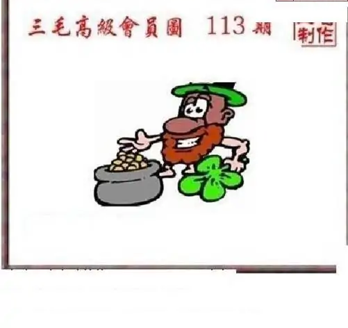 25113期: 三毛3D精品图谜