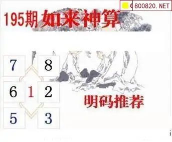 25195期: 白老3D杀码图版