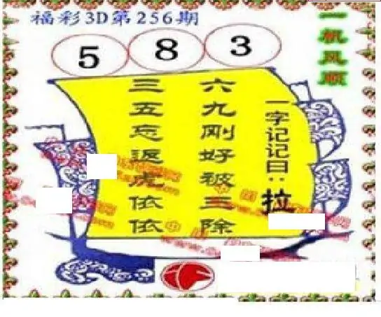 25256期: 福彩3D丹东全图分析