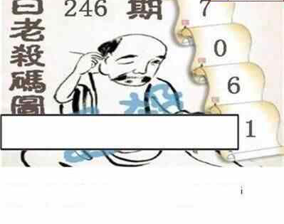 24246期: 白老3D杀码图版