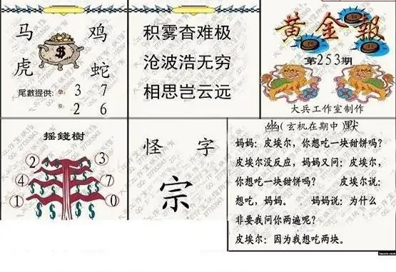 25253期: 大兵福彩3D黄金报图版