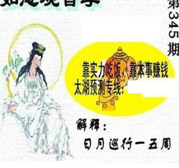 25345期: 太湖图福彩3D精品预测