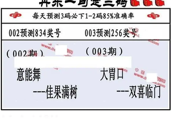 26003期: 福彩3D丹东全图分析