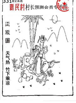 25331期: 老村长福彩3D天天图谜