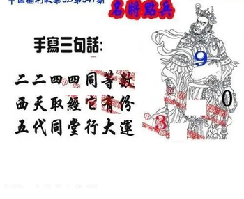 25347期: 福彩3D丹东全图分析