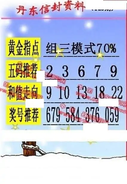 25123期: 福彩3D丹东全图分析